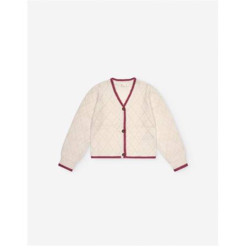 Strickjacke, Hellgrau, 13/14