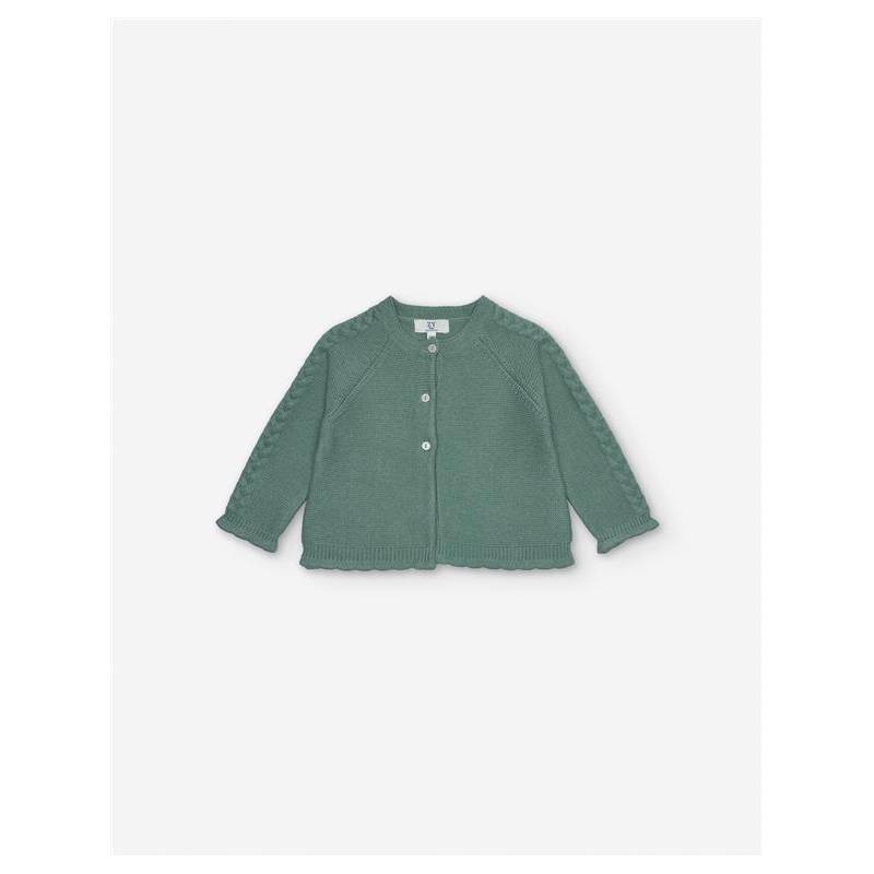 Chaqueta de punto lisa 12/18-