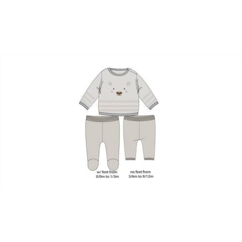 Camisola completa Nb Cinzento claro 0/1