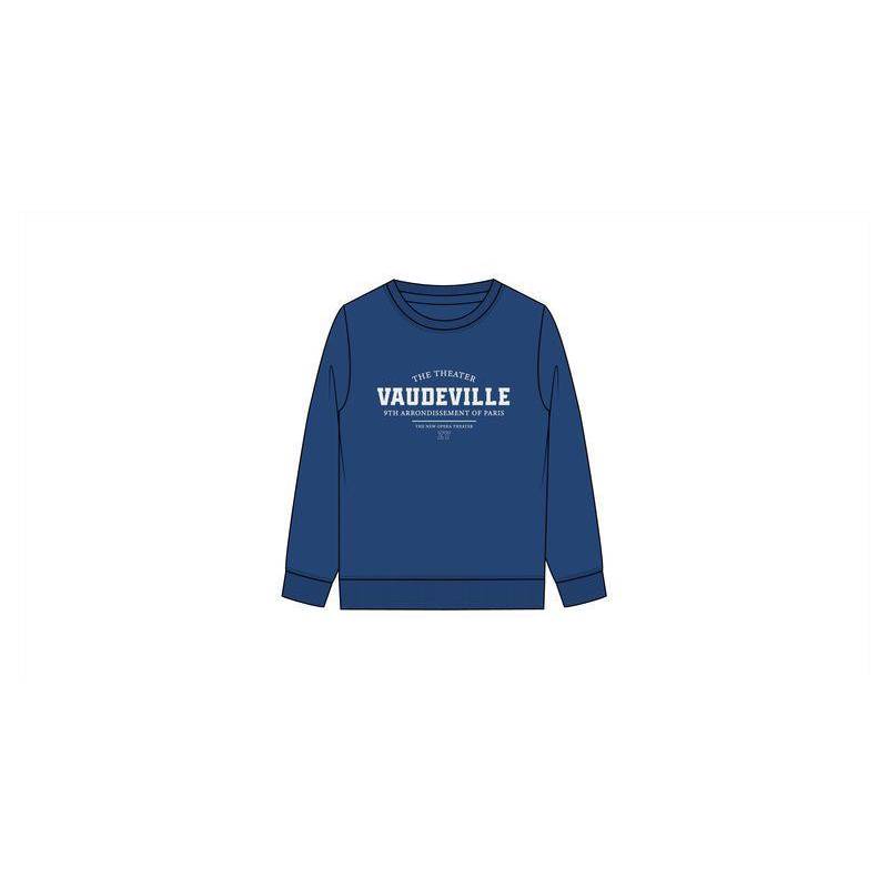 Cotton Sweatshirt, Dark Blue, 13/14