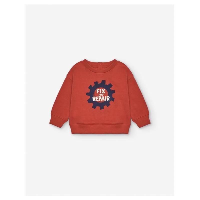 Sudadera polar, naranja oscuro, 24/36m