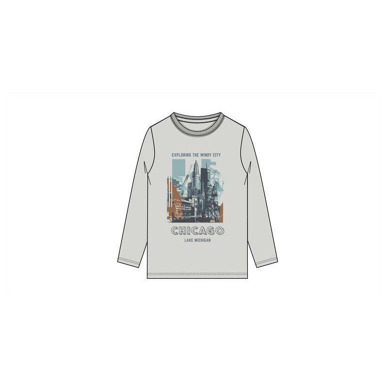Ls Tshirt Jersey, Cinzento claro, 13/14