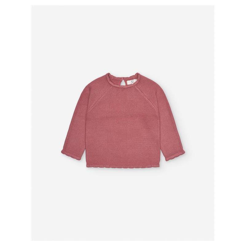 Camisola cor-de-rosa 12/18-24/36m