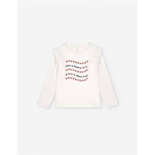 T-shirt Ml Branco 3/4-13/14