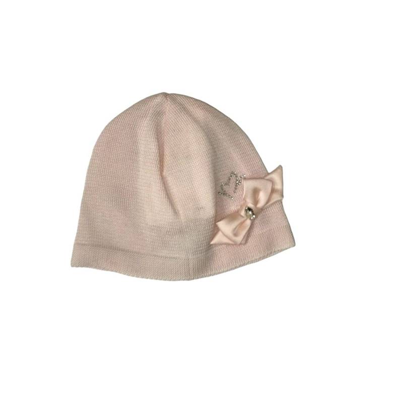 Elegante conjunto de algodón rosa para recién nacido de 1 mes Minù - 