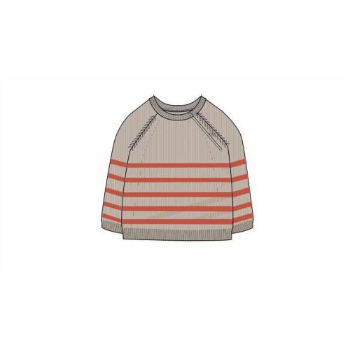 Maglione In Maglia, Beige Chiaro, 9/12m
