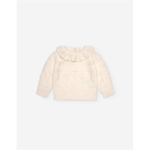 Knitted Sweater, White, 24/36m