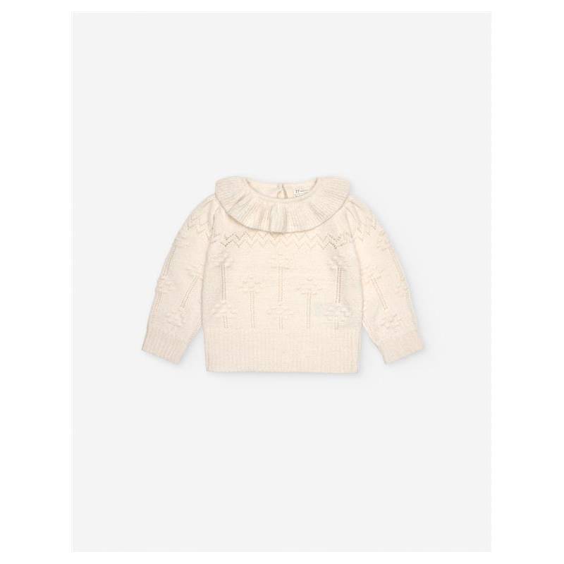 Camisola de malha, Branco, 24/36m