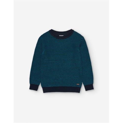 Knitted Sweater, Blue, 13/14