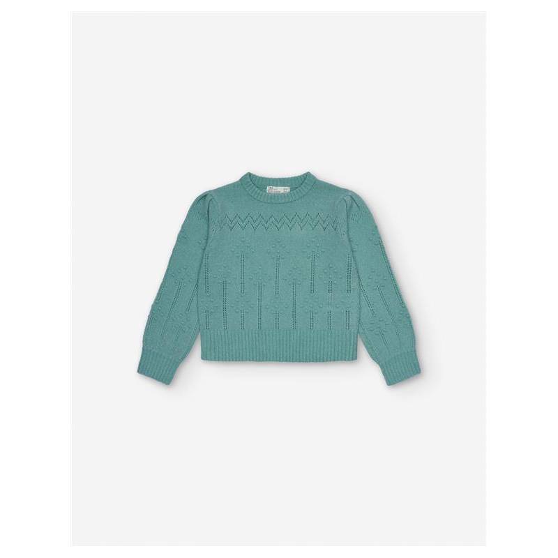Jersey de punto, Azul claro Chia
