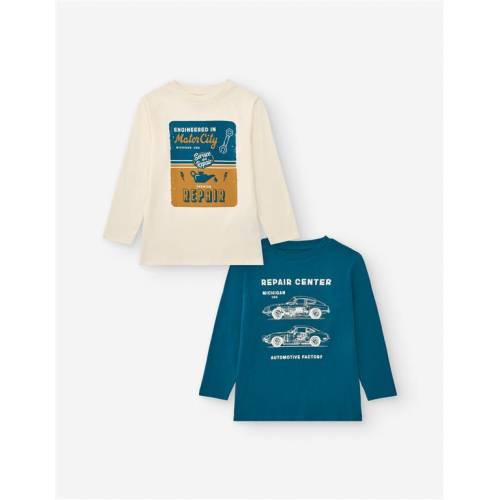 P2 Ls Tshirt Jersey, Beige Chiaro, 13/14