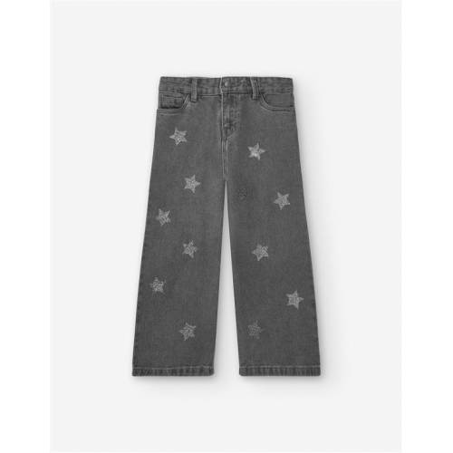 Pantalone  Denim Grigio Scuro 3/4-13/