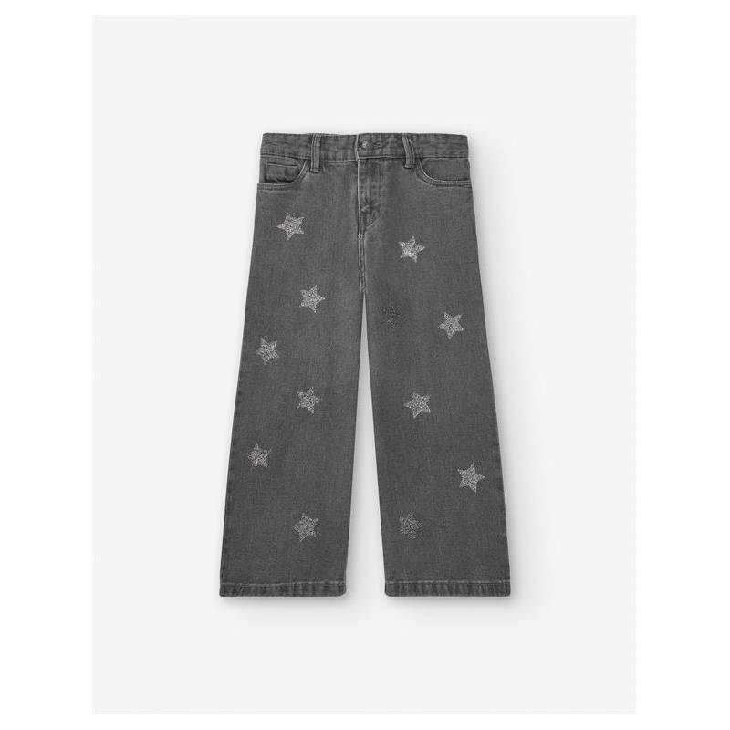 Denim Trousers Dark Grey 3/4-13/