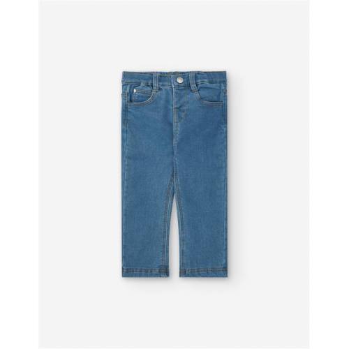 Blue Denim Knit Trousers 6/9-24/36