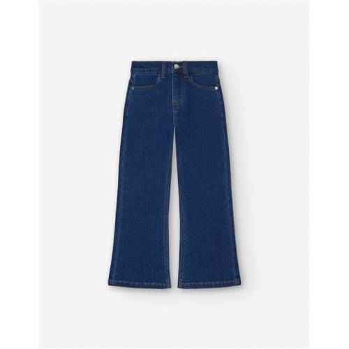 Gestrickte Denim-Hose, Blau, 13/14