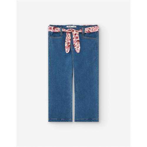 Pantaloni Denim Flare, Blu, 13/14