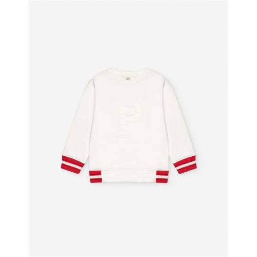 Pk9 Fleece Sweatshirt Cotton White 3/4-13/1