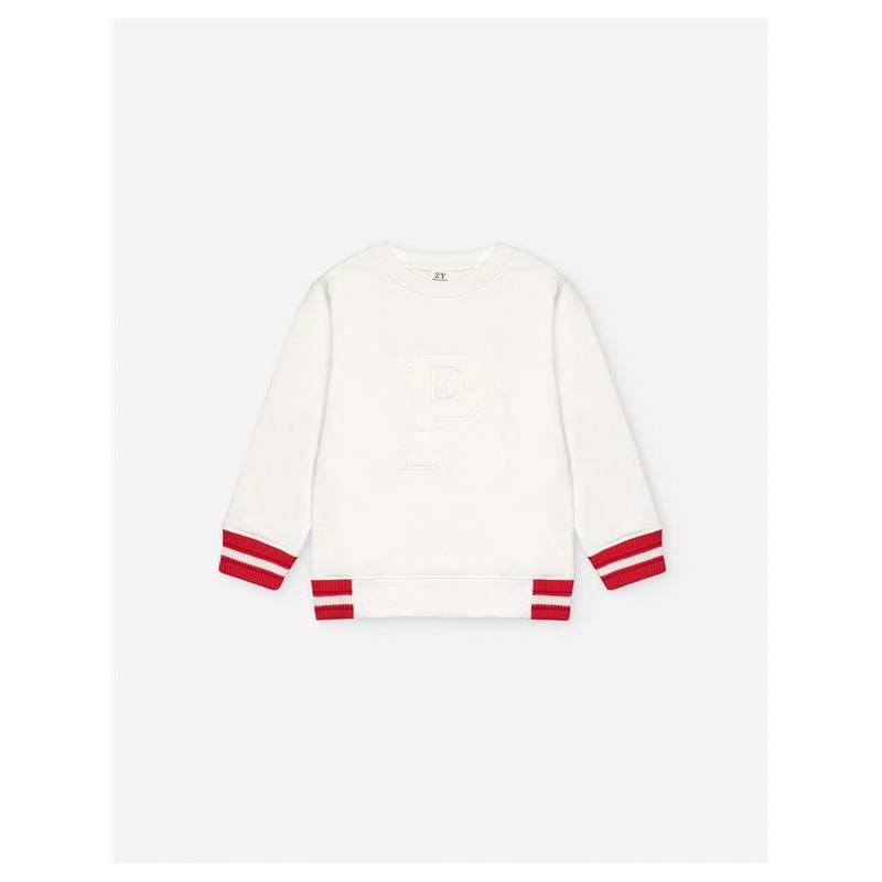 Pk9 Sudadera Polar Algodón Blanco 3/4-13/1