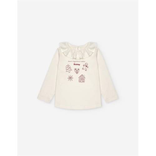 Camisola branca 12/18-24/36m