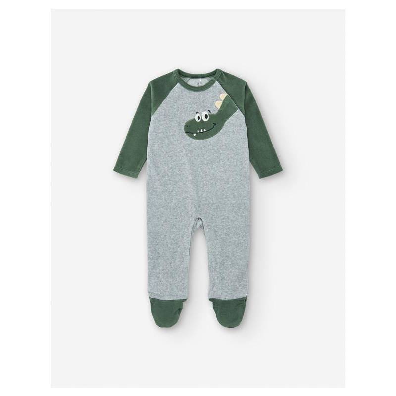 Velour Suit Grey 0/1m - 18/24m