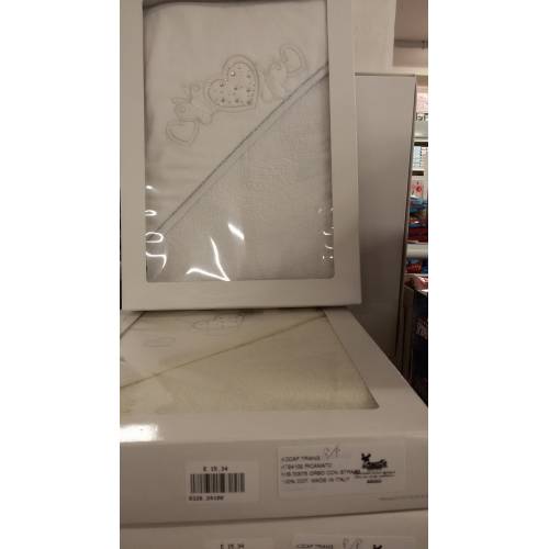 Peignoir triangulaire en tissu éponge