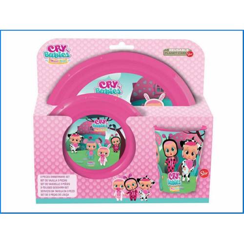 Set de bébés en pleurs 3 pièces