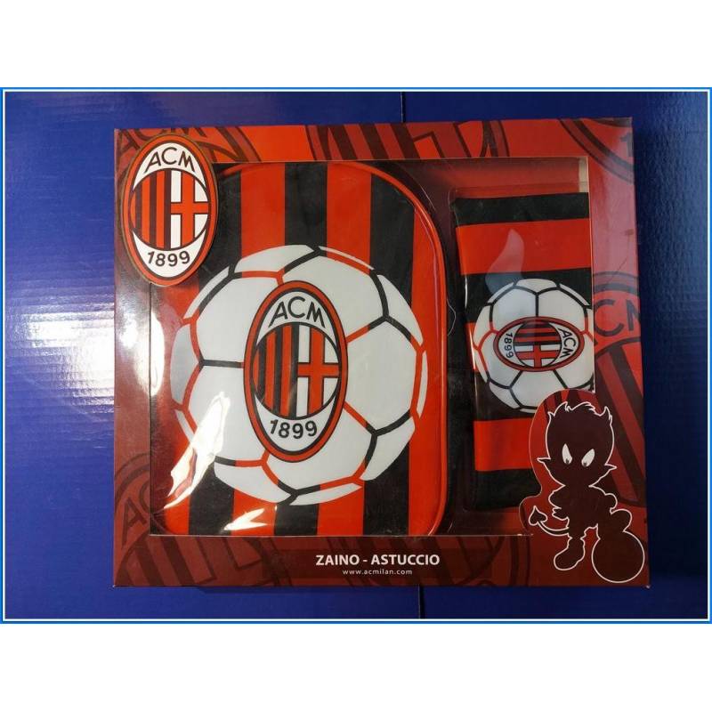 Backpack + Pouch - AC Milan