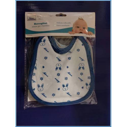 Embroidered Bibs Pcs.6