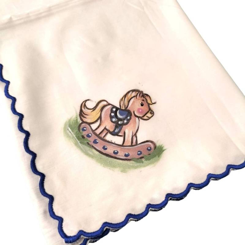 Painted baby cotton square - 