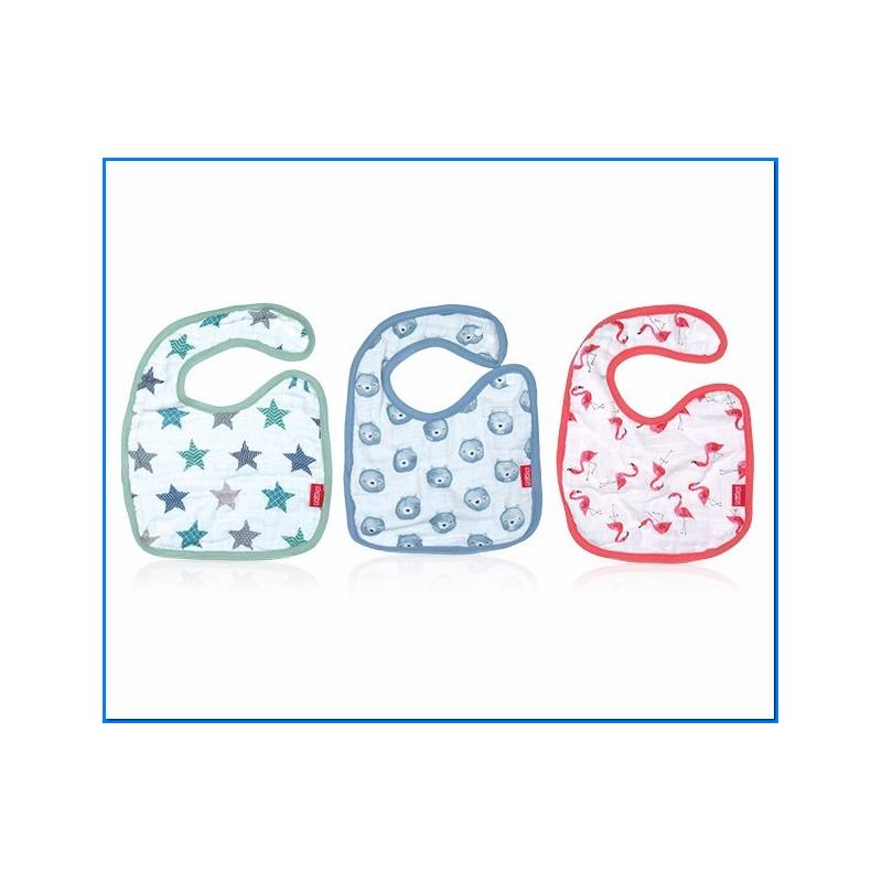 Babete de musselina de algodão