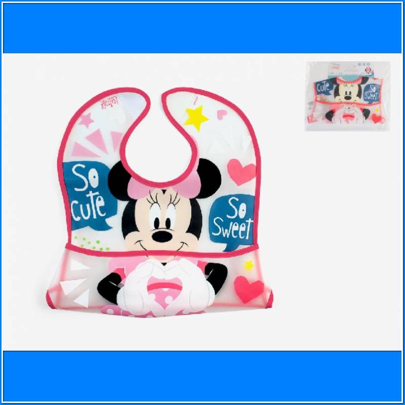 Peva Bib C/Pocket Minnie