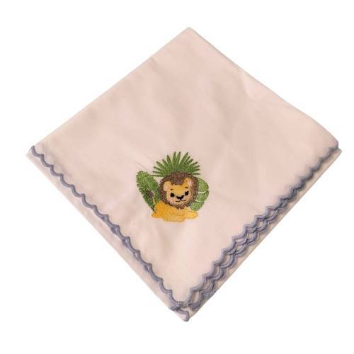 Quadrato in cotone mussoline neonato -  2