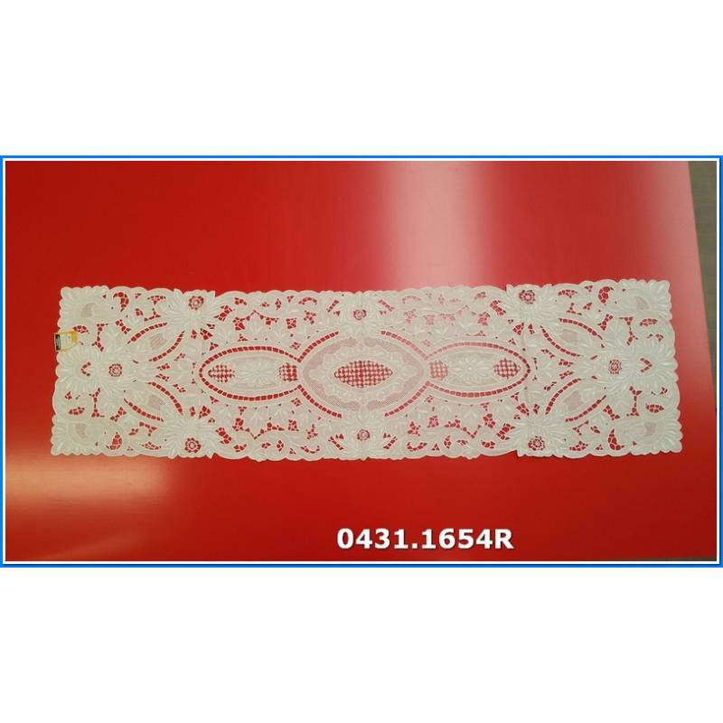 Centro de corte rectangular - Lino Cm.37x130