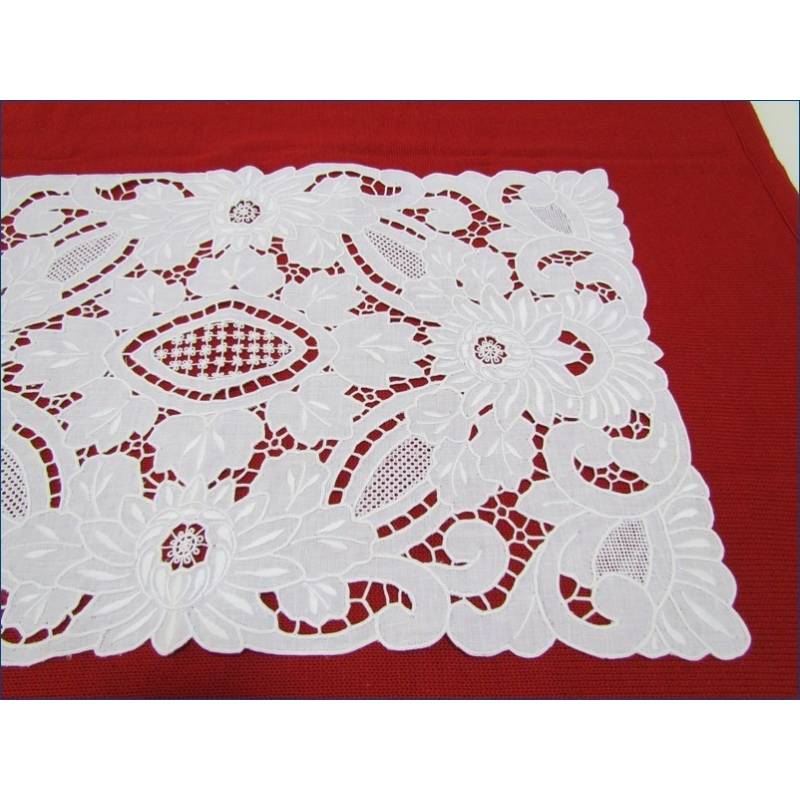 Set 4 Pzs. Rect. 18/24/54 -BORDADO