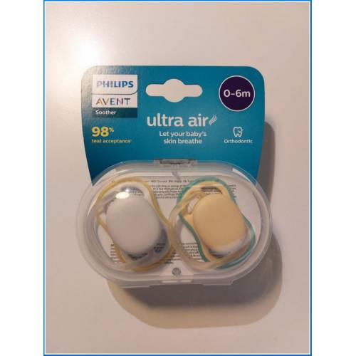 2 Chupetas Ultra Air 0-6 M