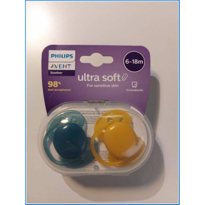 2 Ultra Air soothers 6-18m