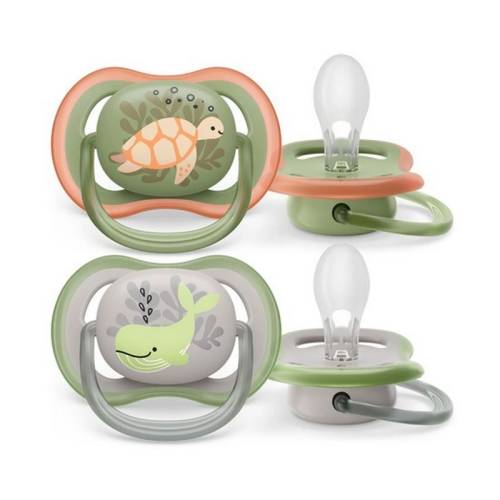 2 chupetas Ultra Air 6-18m Menino