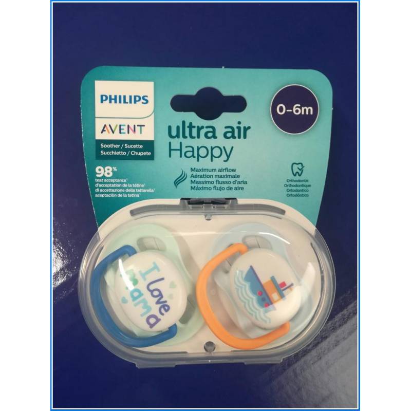 2 Ultra Air Collection Soothers 0-6 M