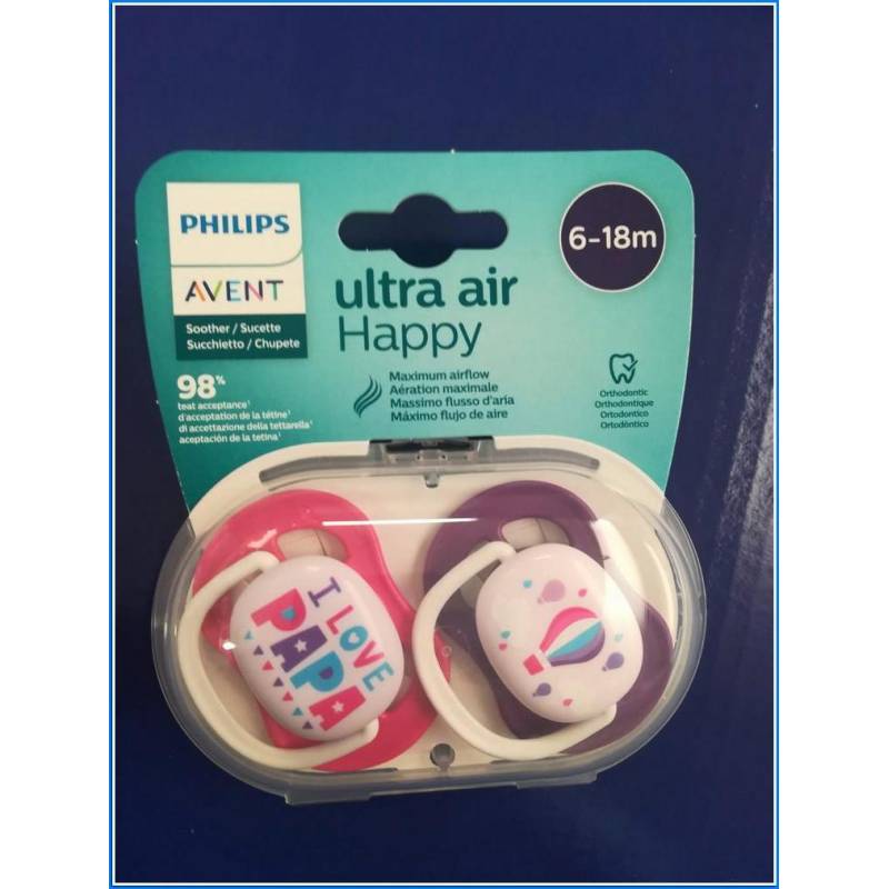 2 Ultra Air Collection Soothers 6-18 M