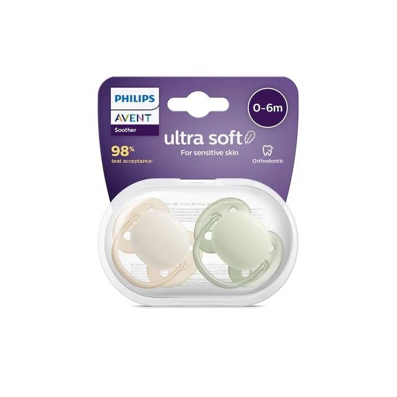 2 Succhietti Ultra Soft 0-6m Mixed