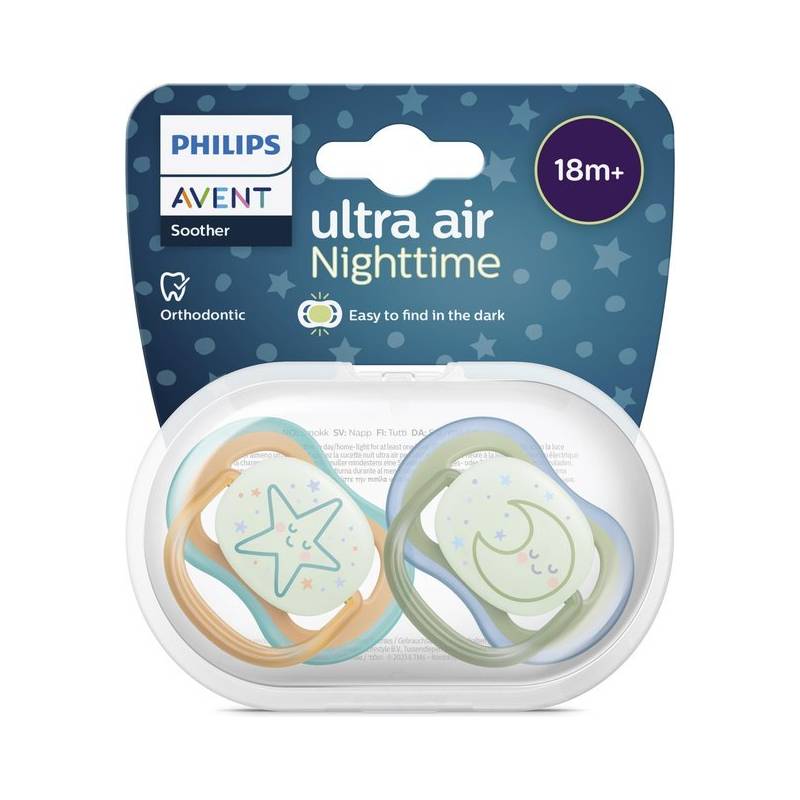 Soothers Air Nighttime 2 Pcs. 18m+