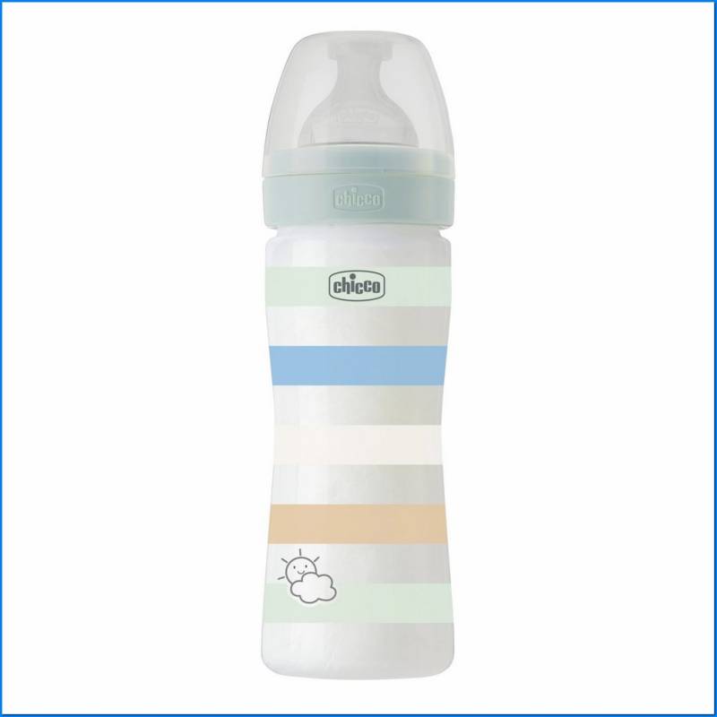 Baby bottle Wb Pp Green Boy 250 Medium Sil