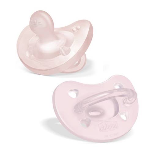 Physio Soft Pink Rubber 2-6m 2pcs