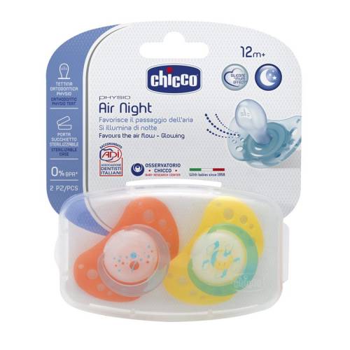 Schnuller Air Lumi Sil 12 16-36m 2Stück C