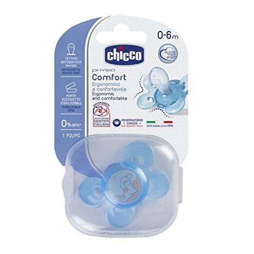 Chupete Confort Azul Sil 0-6m 1pc C