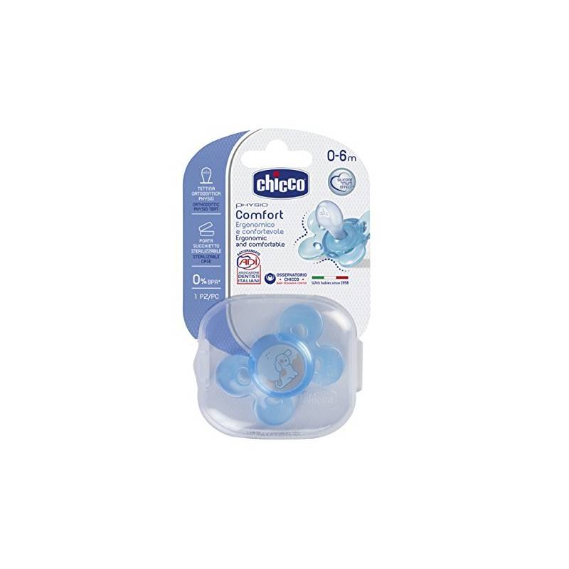 Comfort Soother Blue Sil 0-6m 1pc C