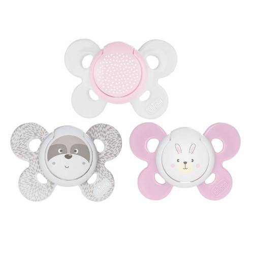 Chupeta conforto Menina Sil 0-6m 2pcs C