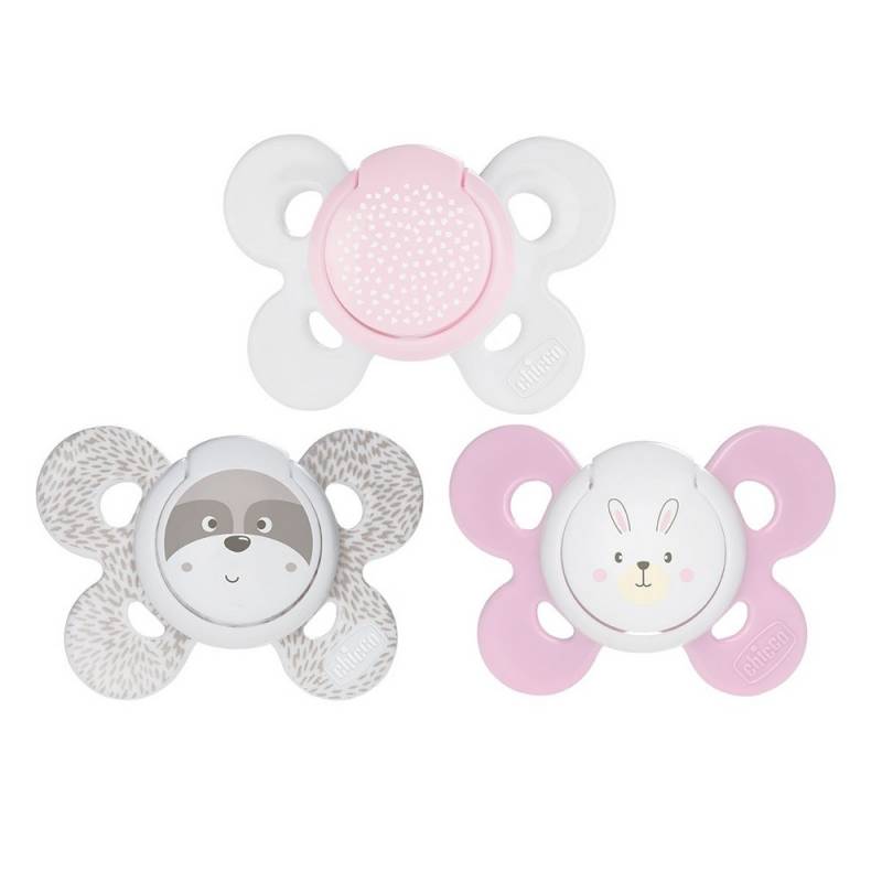 Comfort Soother Girl Sil 0-6m 2pcs C