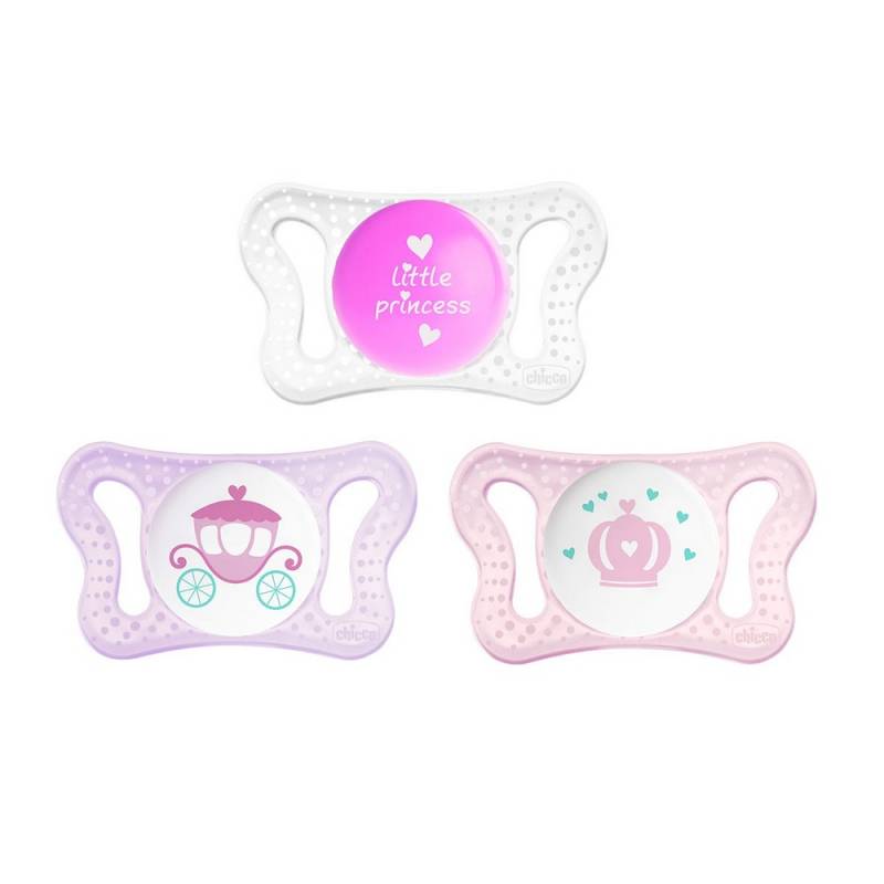 Soother Ph.Micro' Girl Sil 0-2m 2pcs