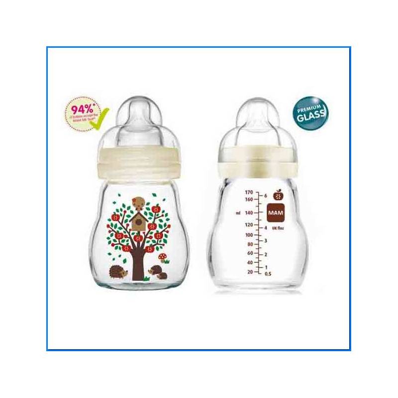 Feel Good Glass Baby Bottle 170ml